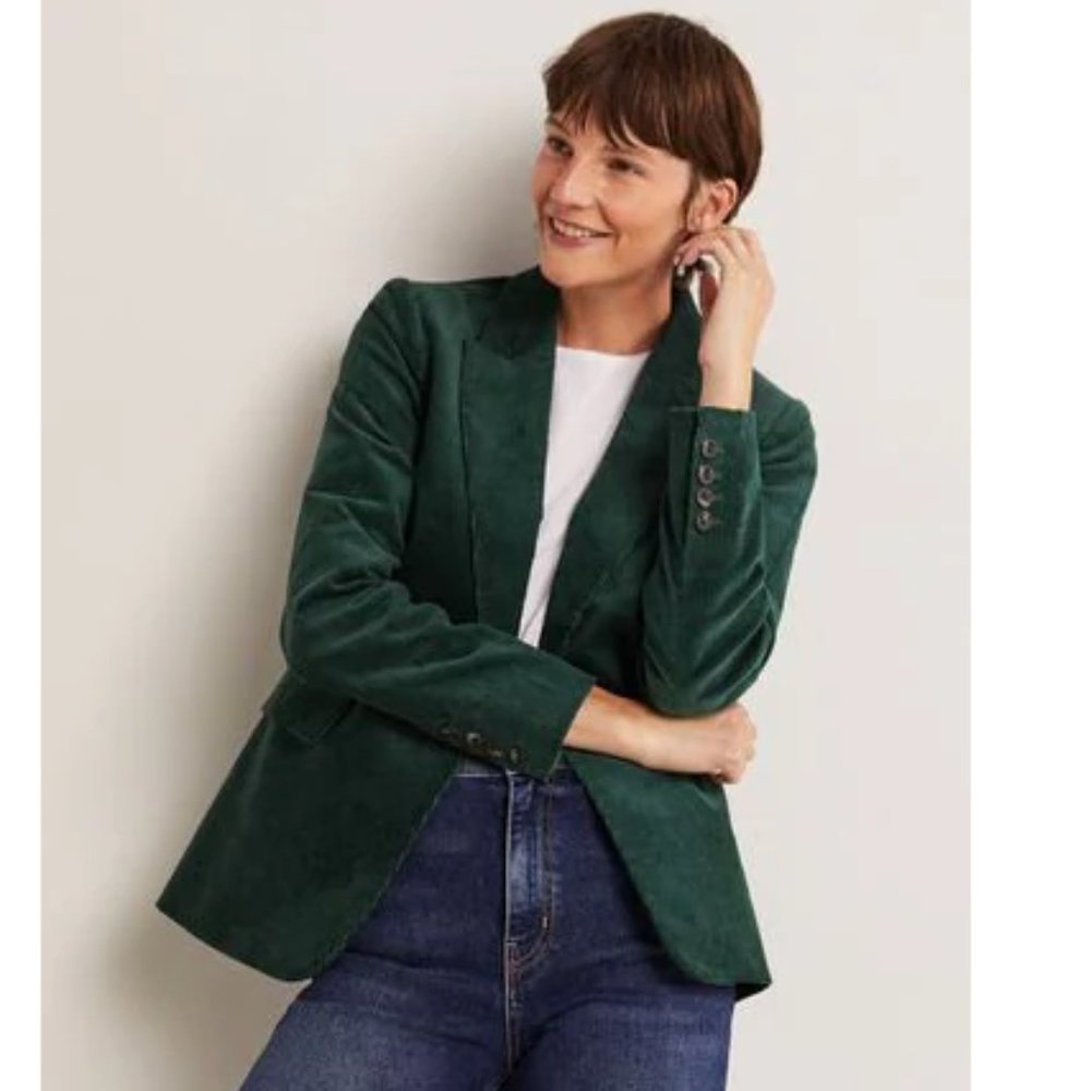 Boden Fitted Corduroy Blazer — US 4 — new with tags